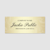 Porte-nom Or professionnel  (Devant)