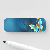 Porte-nom Papillons d'or (En situation)