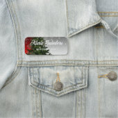 Porte-nom Parfait Beau Arbre de Noël Étoiles (En situation)