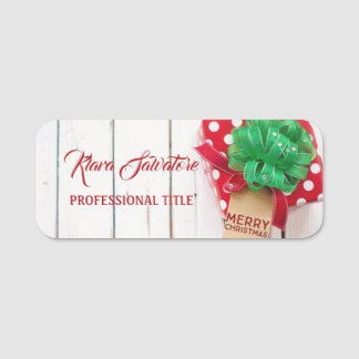 Porte-nom Parfait Beau cadeau de Noël Rouge