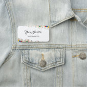 Porte-nom Parfait Design Moderne Beau Crayon Coloré (En situation)