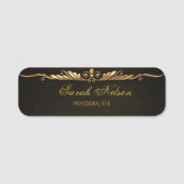 Porte-nom Parties scintillant élégante et raffinée (Devant)