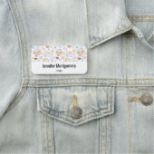 Porte-nom Patters de Whimsical Watercolor (En situation)