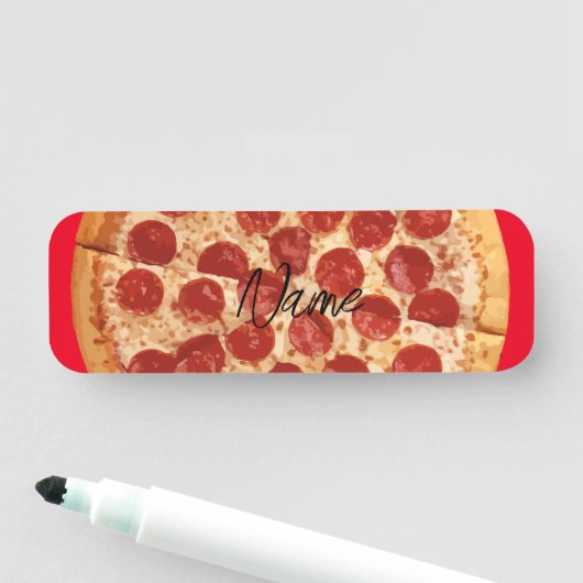 Porte-nom Pepperoni Pizza Thunder_Cove (En situation)