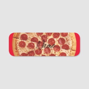 Porte-nom Pepperoni Pizza Thunder_Cove