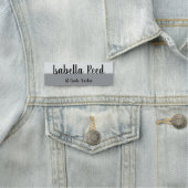 Porte-nom Personalized 1st Grade Teacher (En situation)