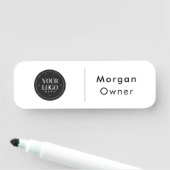 Porte-nom Personalized Company Logo | Custom Business (En situation)