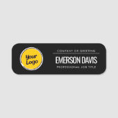 Porte-nom Personalized Company Logo | Custom Business (Devant)