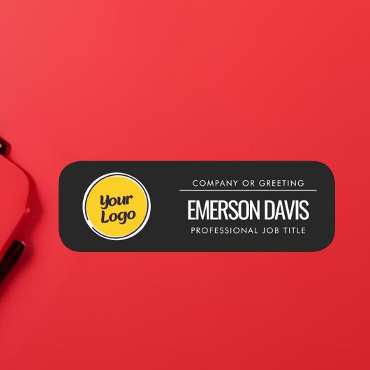 Porte-nom Personalized Company Logo | Custom Business