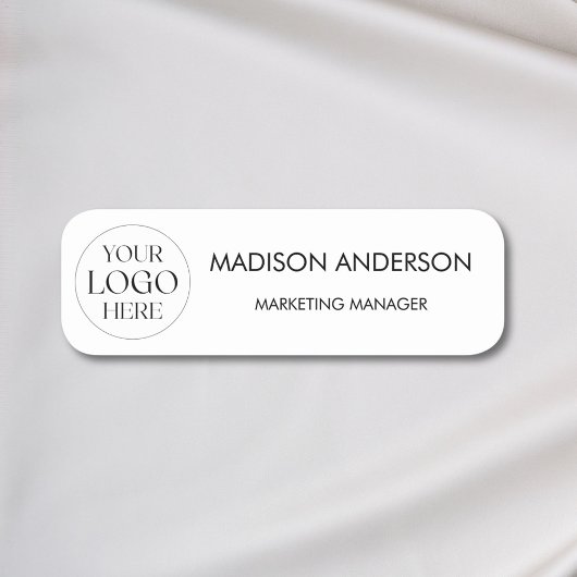 Porte-nom Personalized Name Company Business Logo Minimalist