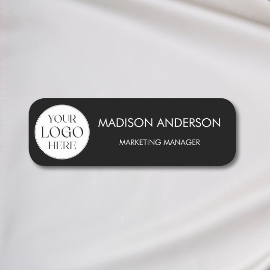 Porte-nom Personalized Name Company Business Logo Minimalist