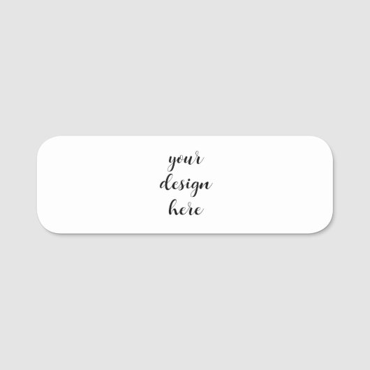 Porte-nom Personnaliser (Devant)