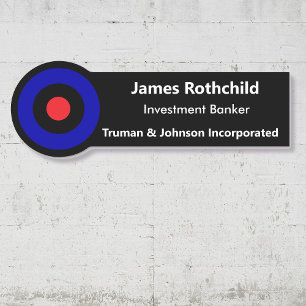 Porte-nom Personnaliser le nom Balise Ajouter votre logo Mag