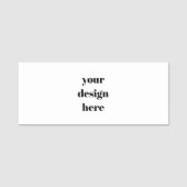 Porte-nom Personnaliser ou Customiser (Devant)