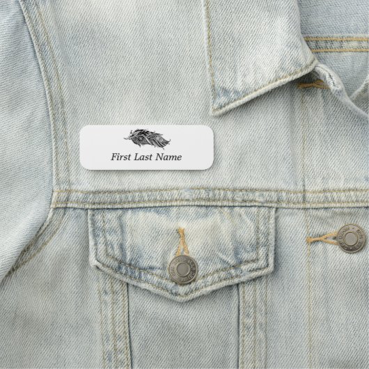 Porte-nom Personnalisez ce Camping Camper Trailer Recreation (En situation)