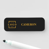 Porte-nom Personnel de l'employé du logo d'entreprise de bas (En situation)