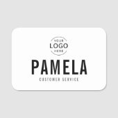 Porte-nom Personnel employé du logo Office (Devant)