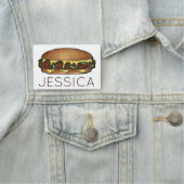 Porte-nom Philadelphia PA Cheesestead Cheese Steak Sandwich (En situation)