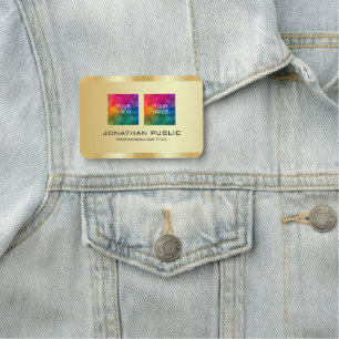 Porte-nom Photo Membre Et Logo D'Entreprise Ici Modèle