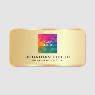 Porte-nom Photo Ou Logo Personnalisable Des Membres Employés