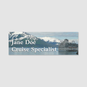 Porte-nom Photographie de voyage de croisière en Alaska