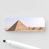 Porte-nom Photographie des pyramides de Gizeh (En situation)