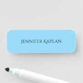 Porte-nom Plain Minimalist Professional Modern (En situation)