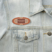 Porte-nom Planificateur d'événements professionnel classique (En situation)