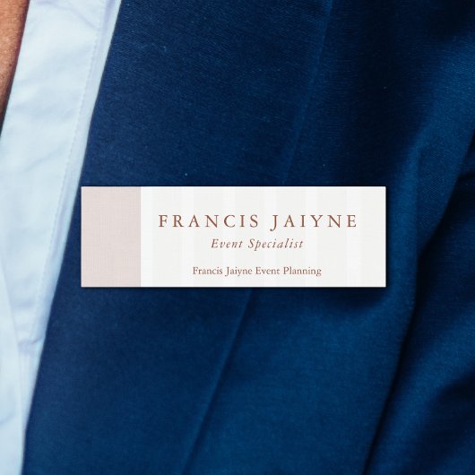Porte-nom Planification d'événements professionnels avec des