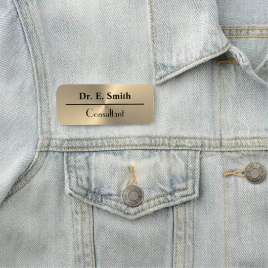 Porte-nom Plaque de nom du médecin de la balise magnétique p (En situation)