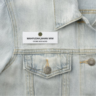 Porte-nom Plaques de noms personnalisées Balises et insign
