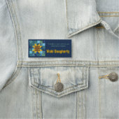 Porte-nom Plat de tournesol Americana Crafty (En situation)