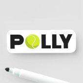 Porte-nom Polly Tennis (En situation)