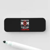 Porte-nom Pompier | Firefighter Maman Quelques personnes (En situation)