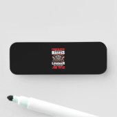 Porte-nom Pompier uniquement parce que Badass Lifesaver (En situation)