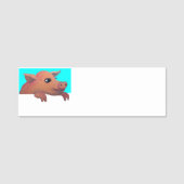 Porte-nom porc mignon (Devant)