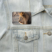 Porte-nom Portrait de Lion (En situation)