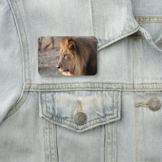 Porte-nom Portrait de Lion (En situation)