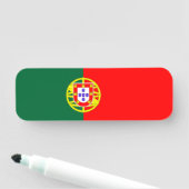 Porte-nom portugal country flag symbol (En situation)