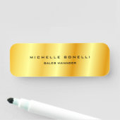 Porte-nom Poste de personnel personnalisé moderne (En situation)