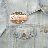 Porte-nom Poster de animal de chandelle (En situation)