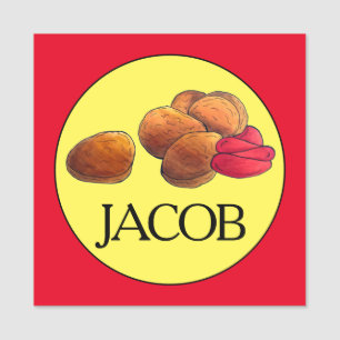 Porte-nom Poulet Nuggets Ketchup Junk Fast Food Foin