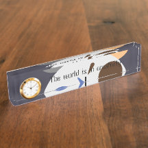 Porte-nom pour bureau