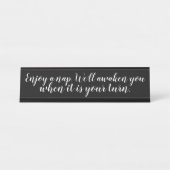 Porte-nom pour bureau (Devant)