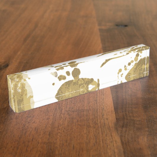 Porte-nom pour bureau (Taille)