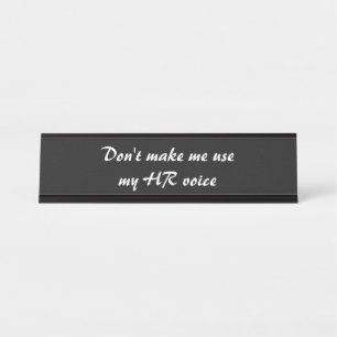 PORTE-NOM POUR BUREAU 