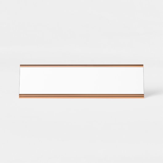 Porte-nom pour bureau (Devant)