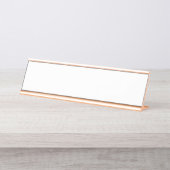 Porte-nom pour bureau (Devant)