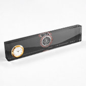 Porte-nom Pour Bureau [110] Vegvisir - Viking Silver Magic Runic Compass