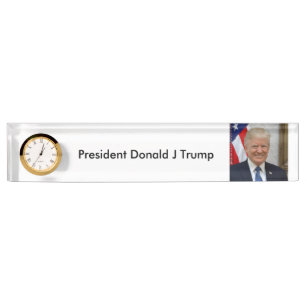 Porte-nom Pour Bureau 45 le Président Donald Trump